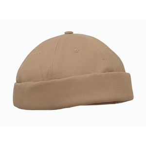 Casquette Docker en 100% coton épais brossé, 260gr/m2