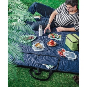Couverture de pique-nique pliable en rPET et PEVA personnalisable