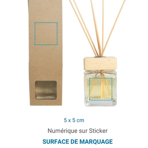 Diffuseur parfumé à bâtonnets certifié origine France garantie personnalisable
