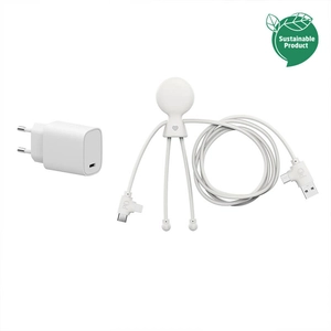 Duo multicâble avec adaptateur 60W XOOPAR - chargement rapide