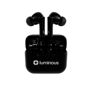 Ecouteurs à réduction de bruit ANC sans fil bluetooth noir personnalisable
