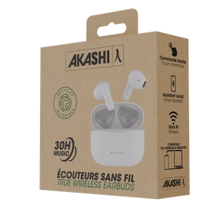 Ecouteurs sans fil bluetooth 5.4 avec socle de charge personnalisable