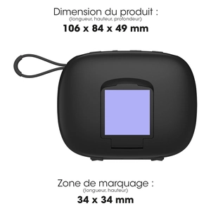 Enceinte sans fil 5 WATTS - bluetooth 5.4 personnalisable