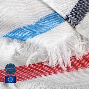 Fouta 100x180 cm fabrication Espagne - tissage jacquard personnalisable