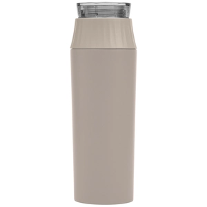 Gourde à couvercle étanche en acier inoxydable recyclé - 590 ml personnalisable