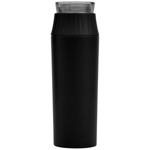 Gourde à couvercle étanche en acier inoxydable recyclé - 590 ml personnalisable