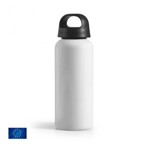 Gourde simple paroi en aluminium recyclé 450ml - fabrication européenne personnalisable