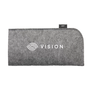 Housse de protection pour lunette de soleil en feutre RPET personnalisable