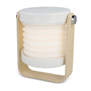 Lampe LED multifonctionnelle avec poignée en bambou personnalisable