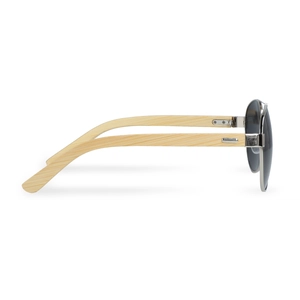 Lunettes de soleil aviateur avec branches en bambou personnalisable