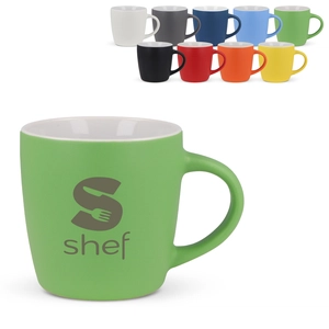Mug en céramique avec finition mate 250ml - couleurs vives personnalisable