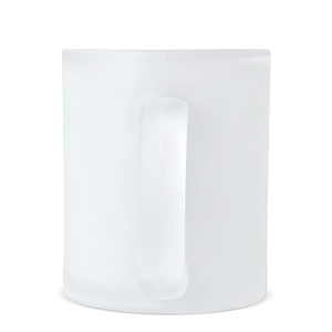 Mug en verre dépoli grande taille avec finition givrée 335ml personnalisable