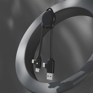 Multicâble OCTOMINI en plastique recyclé - USB-C personnalisable