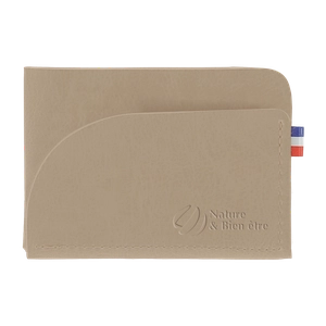 Porte cartes fabrication française en matières végétales personnalisable