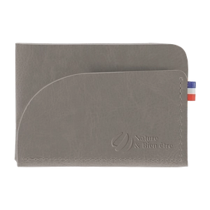 Porte cartes fabrication française en matières végétales personnalisable