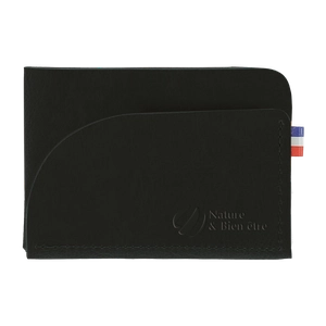 Porte cartes fabrication française en matières végétales personnalisable