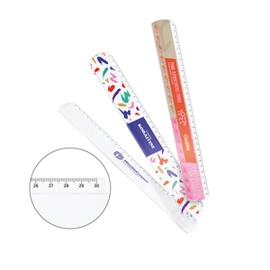 Règle plastique transparente fabriqué en France - 30 cm