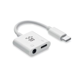 Répartiteur audio multifonctionnel USB type-C et jack 3,5 mm personnalisable