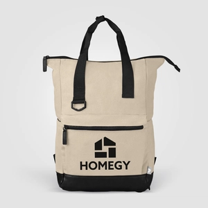 Sac à dos fourre-tout en toile de coton recyclée - 17 L personnalisable