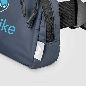 Sac banane rPET en nylon à fermeture éclair - 1.2 L personnalisable