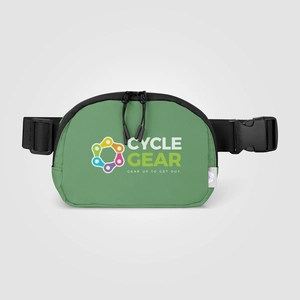 Sac banane rPET en nylon à fermeture éclair - 1.2 L personnalisable
