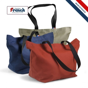 Sac cabas made in France - avec poche intérieure personnalisable