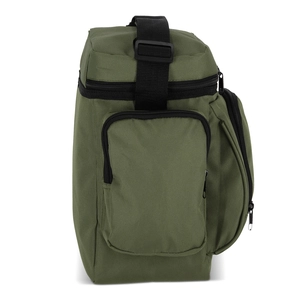 Sac isotherme en PET recyclé 600D avec nombreuses poches personnalisable
