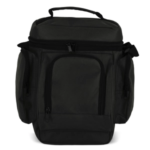 Sac isotherme en PET recyclé 600D avec nombreuses poches personnalisable