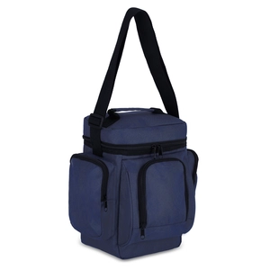 Sac isotherme en PET recyclé 600D avec nombreuses poches personnalisable