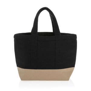 Sac isotherme en toile recyclée et non teintée - petit sac isotherme personnalisable
