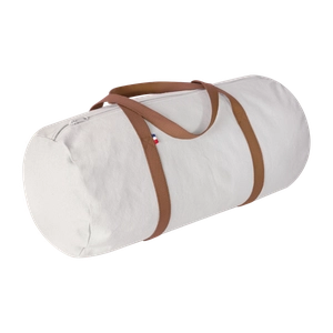 Sac polochon confectionné et tissé en France - coton recyclé 250gr/m2 personnalisable