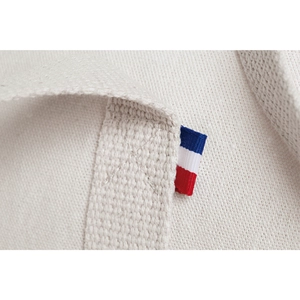 Sac polochon confectionné et tissé en France - coton recyclé 250gr/m2 personnalisable