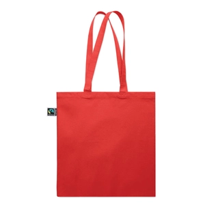 Sac shopping en coton avec soufflet et longues anses personnalisable