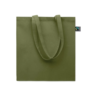 Sac shopping en coton avec soufflet et longues anses personnalisable
