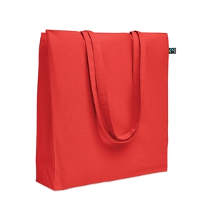 Sac shopping en coton avec soufflet et longues anses personnalisable