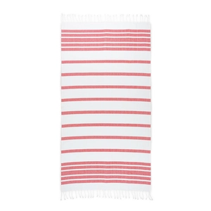 Serviette de plage en coton recyclé et polyester recyclé 180 g/m² personnalisable