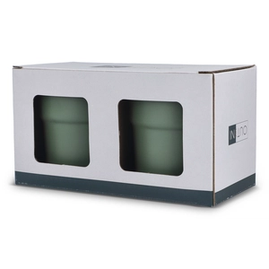 Set de 2 mugs en céramique de 280 ml chacun personnalisable