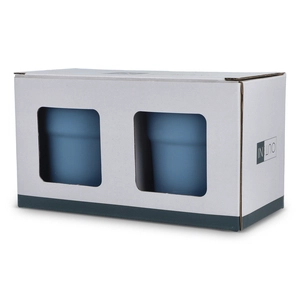 Set de 2 mugs en céramique de 280 ml chacun personnalisable