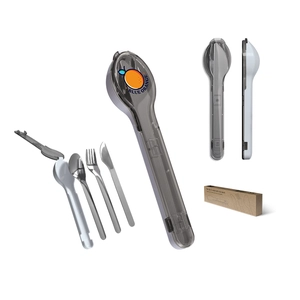 Set de 3 couverts en inox dans sa boite rigide personnalisable