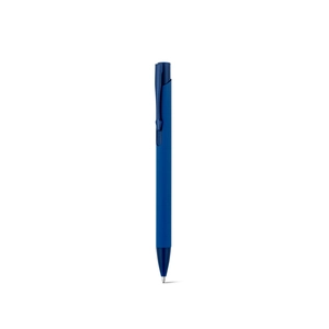 Stylo à bille en aluminium recyclé avec finition en caoutchouc personnalisable
