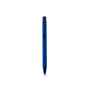 Stylo à bille en aluminium recyclé avec finition en caoutchouc personnalisable