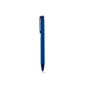 Stylo à bille en aluminium recyclé avec finition en caoutchouc personnalisable