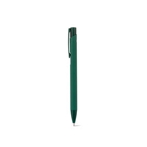 Stylo à bille en aluminium recyclé avec finition en caoutchouc personnalisable