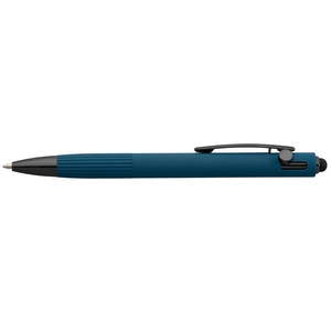 Stylo à bille en aluminium recyclé - mécanisme à bouton-poussoir et stylet personnalisable