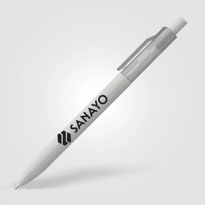 Stylo à clip translucide en rPET personnalisable