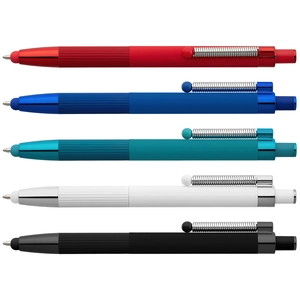 Stylo aluminium recyclé, monochrome - stylet anti-stress personnalisable