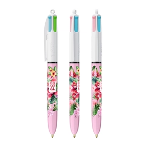Stylo BIC® 4 Couleurs Fashion bille personnalisable