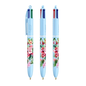 Stylo BIC® 4 Couleurs® Pastel personnalisable