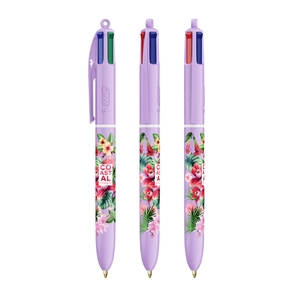 Stylo BIC® 4 Couleurs® Pastel personnalisable