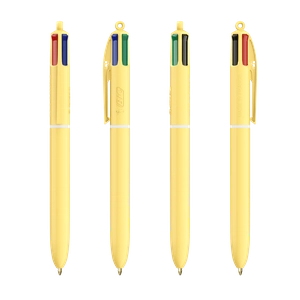 Stylo BIC® 4 Couleurs® Pastel personnalisable